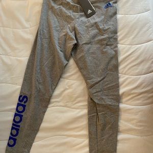 Adidas Cotton Gray Leggings
